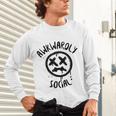 Socially Awkward Introvert Social Anxious Awkwardly Social Unisex Long Sleeve T-Shirt
