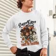 Support Your Local Trick Or Treaters Retro Spooky Nostalgia Unisex Long Sleeve T-Shirt