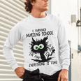 I Survived Nursing School Graduation 2026 Nurse School Grad Unisex Long Sleeve T-Shirt