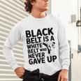 Taekwondo Belt Club Graduation Unisex Long Sleeve T-Shirt