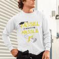 Tassel Worth The Hassle 2018 Graduation Quote Ylw Unisex Long Sleeve T-Shirt