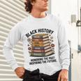 History Month Teacher Reading Book Lover Floral Stack Premium Tri-Blend Unisex Long Sleeve T-Shirt