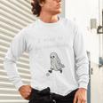 I Used To Be Somebody Nostalgia Halloween Spooky Season Premium Tri-Blend Unisex Long Sleeve T-Shirt