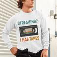VHS Cassette Tape Retro 80s 90s Nostalgia Premium Unisex Long Sleeve T-Shirt