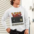 VHS Tape Nostalgia Old School Technology Humor Premium Unisex Long Sleeve T-Shirt