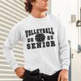 Volleyball Senior Night Volleyball Senior 2025 Graduation 28 Unisex Long Sleeve T-Shirt