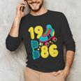 1986 Retro Raised In The 80s Old School Nostalgia Vibes Unisex Long Sleeve T-Shirt