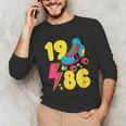 1986 Retro Raised In The 80s Old School Nostalgia Vibes Unisex Long Sleeve T-Shirt