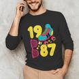 1987 Retro Raised In The 80s Old School Nostalgia Vibes Unisex Long Sleeve T-Shirt