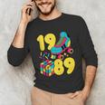 1989 Retro Raised In The 80s Old School Nostalgia Vibes Unisex Long Sleeve T-Shirt