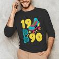 1990 Retro Raised In The 90s Old School Nostalgia Vibes Unisex Long Sleeve T-Shirt