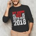 2018 Senior Graduation My Happy Class Shirt Unisex Long Sleeve T-Shirt