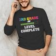 3rd Grade Level Complete Third Grade Graduation Unisex Long Sleeve T-Shirt