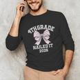 4th Grade Bow 2026 Fourth Grade Graduation Unisex Long Sleeve T-Shirt