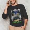 5th Grade Level Complete Gaming Graduation Class 2023 Gamer Unisex Long Sleeve T-Shirt