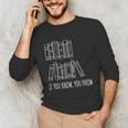 6 7 If You Know You Know Books Six Seven Meme Unisex Long Sleeve T-Shirt