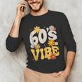 60's Vibe Vintage Nostalgia Mixtape Era 1960s Party Groovy Unisex Long Sleeve T-Shirt