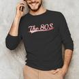 The 80S Eighties Decade Nostalgia Music Vintage Varsity Unisex Long Sleeve T-Shirt The 80S Eighties Decade Nostalgia Music Vintage Varsity Unisex Long Sleeve T-Shirt