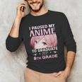 8th Grade Graduation Anime 2024 Graduate Middle School Girls Unisex Long Sleeve T-Shirt