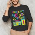 This Is My 90's Costume Retro 1990s Style Cassette Nostalgia Unisex Long Sleeve T-Shirt