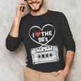 90s Nostalgia Cassette Heart Retro I Love The 90s Unisex Long Sleeve T-Shirt 90s Nostalgia Cassette Heart Retro I Love The 90s Unisex Long Sleeve T-Shirt