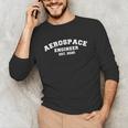 Aerospace Engineer EST 2020 College Student Graduation Unisex Long Sleeve T-Shirt
