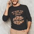 My Alone Time Is For Your Safety Coffee Lover Introvert Unisex Long Sleeve T-Shirt My Alone Time Is For Your Safety Coffee Lover Introvert Unisex Long Sleeve T-Shirt