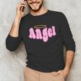 Angel Y2k Aesthetic 2000s Millennial Nostalgia Retro Pink Unisex Long Sleeve T-Shirt Angel Y2k Aesthetic 2000s Millennial Nostalgia Retro Pink Unisex Long Sleeve T-Shirt
