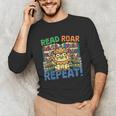 Animals Read Reading Book Library First Day Of School Kids Unisex Long Sleeve T-Shirt Animals Read Reading Book Library First Day Of School Kids Unisex Long Sleeve T-Shirt