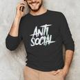 Anti Social Anti Social Club Introvert People Hate Unisex Long Sleeve T-Shirt