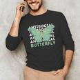Anti-Social Introvert Butterfly Unisex Long Sleeve T-Shirt Anti-Social Introvert Butterfly Unisex Long Sleeve T-Shirt