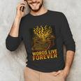Antiques Collector Writing Retro Nostalgia Curiosity Unisex Long Sleeve T-Shirt