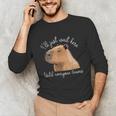 Antisocial Introvert Capybara Sarcastic Humor Unisex Long Sleeve T-Shirt Antisocial Introvert Capybara Sarcastic Humor Unisex Long Sleeve T-Shirt