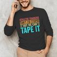 Athletic Trainers Fix Stupid Sports Graduation Vintage Unisex Long Sleeve T-Shirt