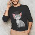 Bachelor Master Cats Graduation 2026 Graduate Unisex Long Sleeve T-Shirt