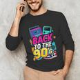 Back To The 90s Nostalgia Cassette Game Console Boombox Unisex Long Sleeve T-Shirt