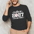 Back To School 2027 Baseball 2027 Graduation Class Of 2027 Unisex Long Sleeve T-Shirt