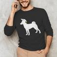 Basenji Graduation Dog Graduate Unisex Long Sleeve T-Shirt