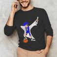 Basketball Dabbing Shirt Senior Graduation Him Her Unisex Long Sleeve T-Shirt