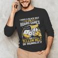 Board Game Saying Shy Introvert Geeks Unisex Long Sleeve T-Shirt