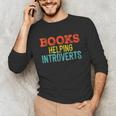 Books Helping Introverts I Introvert Unisex Long Sleeve T-Shirt
