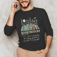 Booktrovert Definition Floral Books Reading Teacher Library Unisex Long Sleeve T-Shirt