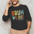 Bruh We Out 3rd Graders Third Grade Graduation Unisex Long Sleeve T-Shirt