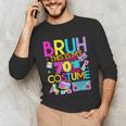 Bruh This Is My 70's Costume Nostalgia Mixtape 1970s Party Unisex Long Sleeve T-Shirt