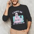 I Can't Go My Cat Said No Introvert Anxiety Cat Lover Unisex Long Sleeve T-Shirt I Can't Go My Cat Said No Introvert Anxiety Cat Lover Unisex Long Sleeve T-Shirt