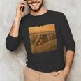 Cat Sloth Dog Retro Nostalgia Roadtrip Photo Unisex Long Sleeve T-Shirt Cat Sloth Dog Retro Nostalgia Roadtrip Photo Unisex Long Sleeve T-Shirt