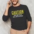 Caution Does Not Play Well With Others Introvert Unisex Long Sleeve T-Shirt Caution Does Not Play Well With Others Introvert Unisex Long Sleeve T-Shirt