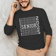 Cheerleading Senior Night Cheer Senior 2025 Graduation 38 Unisex Long Sleeve T-Shirt