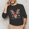 Christmas Librarian Reindeer Matching Book Lover Unisex Long Sleeve T-Shirt Christmas Librarian Reindeer Matching Book Lover Unisex Long Sleeve T-Shirt