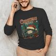 Christmas Movies Chill Retro VHS Holiday Nostalgia Unisex Long Sleeve T-Shirt